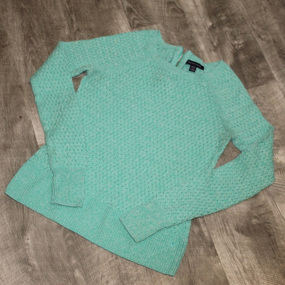 American Eagle Cableknit Top